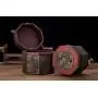 Vintage Style Embossed Flower Pattern Wooden Octagon Jewelry Treasure Boxes Storage Organizer Trinket Keepsake Chest Set of 2