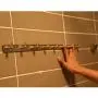 WEBI Heavy Duty SUS 304 Coat Bath Towel Hook Hanger Rail Bar with 4 Hooks, Brushed Finish, for Bedroom, Bathroom, Foyers, Hallways, Entryway, Great Home, Office Storage & Organization, L-YZ04