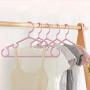 KPROE 20 Premium Childrens Hangers, Plastic, Heavy Duty Durable Tubular Baby Hangers for Laundry and Closet (Red)