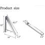 Folding Closet Rods Clothes Hanger Wall Mounted Retractable Clothes Hanger & Drying Rack Great Space Saver
