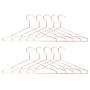 Vosarea 10PCS Iron Hangers Non-Slip Strong Laundry Clothes Hangers for Hotel Shop Home