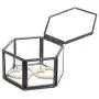 Feyarl Jewelry Trinket Glass Boxes Ornate Ring Earring Boxes Preserved Flower Glass Boxes Organizer Decorative Boxes Storage (Black) Feyarl Jewelry Trinket Glass Boxes Ornate Ring Earring Boxes Preserved Flower Glass Boxes Organizer Decorative Boxes Storage (Black)