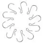 ESFUN 50 Pack Polished Metal Steel Clip Type Small Hanging Hooks Wire S Hooks Connector Hangers with Storage Box, Holds up to 10 lbs ESFUN 50 Pack Polished Metal Steel Clip Type Small Hanging Hooks Wire S Hooks Connector Hangers with Storage Box, Holds up to 10 lbs