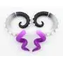 Ace Pride Asexual Earrings Fake Gauges Plugs Octopus Tentacles Nonbinary LGBT Fake Stretchers Fake Tapers Ear Hangers Ursula Costume Halloween Disney Earrings Fake Piercings Fake Tunnels