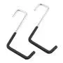 Home Master Hardware Heavy Duty Garage Storage Hanger Screw Utility Hooks Wall Mounted Organizer Bike Ladder Hanger Holder Hooks 8 Pack