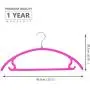 MIZGI Upgraded Velvet Hangers (Pack of 50) Heavyduty- Non Slip No Shoulder Bump Suit Hangers - Chrome Hooks,Space Saving Clothes Hangers,Rounded Hangers for Coat,Sweater,Jackets,Pants,Shirts(Pink) MIZGI Upgraded Velvet Hangers (Pack of 50) Heavyduty- Non Slip No Shoulder Bump Suit Hangers - Chrome Hooks,Space Saving Clothes Hangers,Rounded Hangers for Coat,Sweater,Jackets,Pants,Shirts(Pink)
