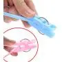 lasenersm 24 Pieces Clothes Peg Clip Pins with Rope Clothes Hanger Clips Clothes Pegs Windproof Hanger Plastic Clips for Sock and Clothes, Color Random