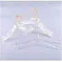 10 Pcs Luxury Clear Acrylic Crystal Clothes Hanger with Gold Hook, Transparent Shirts Dress Hanger with Notches Decoration 10 Pcs Luxury Clear Acrylic Crystal Clothes Hanger with Gold Hook, Transparent Shirts Dress Hanger with Notches Decoration