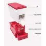 Rice Dispenser Container Cereal Bean Storage Bin Kitchen Organizer Flour Storage Sealed Boxes With Each Dispensing 150gram(1 CUPS)-12kgs 26.5 lb Capacity Rice Dispenser Container Cereal Bean Storage Bin Kitchen Organizer Flour Storage Sealed Boxes With Each Dispensing 150gram(1 CUPS)-12kgs 26.5 lb Capacity