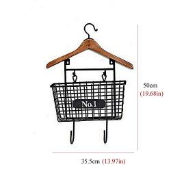 MOM Home Storage Shelves,Office Furniture Stands Hanging Wall Shelves Decoration Wrought Iron Hanger Flower Stand Hanging Basket Pre-Assembled Shelving Bedroom Space Saving Holders,Gold,13.9719.68In