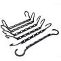 10pcs Random Color Magic Multi-Port Support Circle Clothes Hanger Clothes Drying Rack Multifunction Plastic Clothes Hangers Home