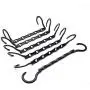 10pcs Random Color Magic Multi-Port Support Circle Clothes Hanger Clothes Drying Rack Multifunction Plastic Clothes Hangers Home