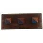 Indianshelf Handmade 1 Artistic Vintage Brown Wooden Square Wall Hooks Hangers/Bathroom Towel Holder Indianshelf Handmade 1 Artistic Vintage Brown Wooden Square Wall Hooks Hangers/Bathroom Towel Holder