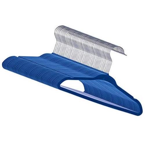 Baby Velvet Hangers - 50-Pack Blue Velvet Hangers, Ultra Thin Non-Slip Junior Hangers for Children Clothes, Space Saving Baby Velvet Hangers - 50-Pack Blue Velvet Hangers, Ultra Thin Non-Slip Junior Hangers for Children Clothes, Space Saving