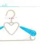 Da Jia 20 Pcs Adjustable Multi-Functional Plastic Anti-Slip Telescopic Clothes Hanger Drying Storage Hanging Rack for Kids and Adults