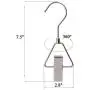 Aligle Energy Chrome Steel Heavy Duty Hanger Clips Hooks Portable Laundry Hook 360° Swivel Joint triangle Hooks Metal Clip For Laundry Drying Hanging Organizer of Boots Shoes Closet 5 Pcs Aligle Energy Chrome Steel Heavy Duty Hanger Clips Hooks Portable Laundry Hook 360° Swivel Joint triangle Hooks Metal Clip For Laundry Drying Hanging Organizer of Boots Shoes Closet 5 Pcs