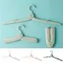 Grey990 Portable Folding Clothes Hanger Space Saving Wardrobe Coat Drying Rack Organizer Home Accessories Green