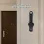 FTVOGUE Metal Hooks, Utility Modern Wall Mounted Coat Hook Bathroom Cloakroom Closet Clothes Rack Space Saver Hanger (Matte Black)