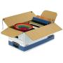 Bankers Boxes STOR/File Medium Duty Storage Boxes, FastFold, String and Button, Letter, 4 Pack (0070403)