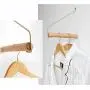 Wall Mounted Clothes Hanger Rack, Modern Home Wood and Brass Clothes Hook, Clothing Holder Closet Storage Organizer, Heavy Duty Drying Rack (Wooden, OneSize) Wall Mounted Clothes Hanger Rack, Modern Home Wood and Brass Clothes Hook, Clothing Holder Closet Storage Organizer, Heavy Duty Drying Rack (Wooden, OneSize)