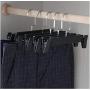 Clothes Hanger Clothes Hangers for Closet Metal Clips Coat Skirt Dress Blouse Bulk Shirt Hangers 10pcs Random Color