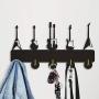 Guitar Wall Wooden Hooks Electric Sound Bedroom Kitchen Office Heavy Duty Hanger Key Clothes Hooks, Gift for Man
