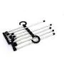 5PC Magic Trousers Hanger/Rack Plastic Hook Multifunction Pants Closet Hanger for Clothes 5 in 1