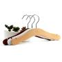 5pcs Random Color Child Wood Hanger Clothes Rack Baby Clothes Rack Wooden Hangers for Clothes