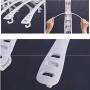 EvaroFly Multipurpose Magic Folding Hanger, Save Space Storage Clothes Hanger, Household Travel Camping -White 53x42x28cm