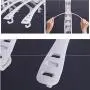 EvaroFly Multipurpose Magic Folding Hanger, Save Space Storage Clothes Hanger, Household Travel Camping -White 53x42x28cm