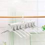 Multifunctional Hangers Folding Coat Hangers Multi-Layer Clothes Hanger Space Saving Portable Indoor Airer (Color : White)