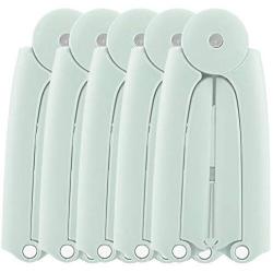 Yosooo Multi-Functional Mini Folding Clothes Hanger Portable Travel Artifact Plastic Drying Rack(5PCS Green)