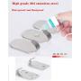 BERERTO Adhesive Hooks Waterproof Heavy Duty Hangers Stainless Steel Wall Hooks for Hanging Cap,Robe, Coat, Towel, Keys,idea for Kitchen,Bathroom-10 Packs