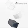 SEniutarm Clamshell Stackable Dustproof Shoes Boxes Organizer Storage Container Black