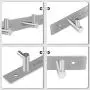 INTEY Wall Mounted Coat Rack, Heavy Duty Hooks Hanger Rack for Coats, Bags, Scarves, Towels and Umbrellas, Stainless Steel (8 Hooks) INTEY Wall Mounted Coat Rack, Heavy Duty Hooks Hanger Rack for Coats, Bags, Scarves, Towels and Umbrellas, Stainless Steel (8 Hooks)