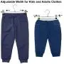 NORTHERN BROTHERS Pants-Hangers-50PCS-Skirt-Hangers-Pant-Hangers-with Clips Slack Hangers Pants Trouser Hangers Clothes Hangers for Pants