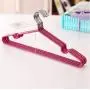 Cherryran Coat Clothes Hangers 10Pcs/Lot 40Cm Non-Slip Metal Shirt Trouser Hook PVC Plastic Steel for Racks,Mix Or Message Us