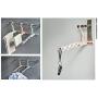 ZHAO YING Wall Mounted Clothes Hanger Multi-Functional Foldable Wall Drying Racks (Color : Green, Size : 1 Packs)