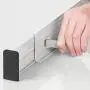 mDesign Adjustable, Expandable Drawer Organizer/Divider - Foam Ends, Strong Secure Hold, Locks in Place - for Bedroom, Bathroom, Closet, Office, Kitchen Storage - 2.5 Inches High, 4 Pack - Stone mDesign Adjustable, Expandable Drawer Organizer/Divider - Foam Ends, Strong Secure Hold, Locks in Place - for Bedroom, Bathroom, Closet, Office, Kitchen Storage - 2.5 Inches High, 4 Pack - Stone