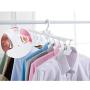 HJYPYJ Magic Hanger,360?? Rotate Multifunctional Hangers,Non-Slip Folding Hangers,Convenient and Not Hurting Clothing Space-Saving Organizer Hanger 8 in 1 / Pink / 52.5x42cx29cm