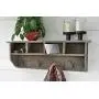 Rustic Barnwood Entryway Coat Hook Hanger with Shelf and Storage Cubbies Rustic Barnwood Entryway Coat Hook Hanger with Shelf and Storage Cubbies