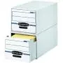 Bankers Boxes 00722 STOR/DRAWER File Drawer Storage Box, Legal, White/Blue (Case of 6) Bankers Boxes 00722 STOR/DRAWER File Drawer Storage Box, Legal, White/Blue (Case of 6)