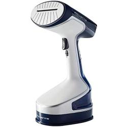 Rowenta DR8120 X-Cel Powerful Handheld Garment and Fabric Steamer Stainless Steel Heated Soleplate with 2 Steam Options, 1600-Watts, White