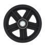 Sliding Door Pulley, Sliding Barn Door Hardware Hanger 2pcs American Barn Door Hanging Rail Pulley Track Carbon Steel Roller Kit Black Sliding Door Pulley, Sliding Barn Door Hardware Hanger 2pcs American Barn Door Hanging Rail Pulley Track Carbon Steel Roller Kit Black