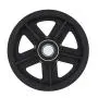 Sliding Door Pulley, Sliding Barn Door Hardware Hanger 2pcs American Barn Door Hanging Rail Pulley Track Carbon Steel Roller Kit Black