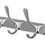 Xiaolanwelc 5 Hooks Stainless Steel Coat Hooks Wall Mounted Hangers Hat Towel Clothes Robe Hook Bathroom Storage Hanger Holder Accessories
