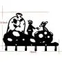 Decorative Coat Hooks Wall Mounted, Cartoon Childrens Hangers, Metal Towel Racks for Bathroom, Dog Leash and Key Holder, Entryway Clothes and Hat Organizer Rack (The Little Prince)