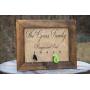Wall Key Hanger - Key Holder - Family Established Sign - Personalized Gift - Wall Key Rack - Family Name Sign - Wedding Shower Gift - Decor
