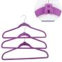 20pcs Shirts Clothes Hanger Connector Hooks Save Space Non-Slip Multi Organize Storage Practical Hooks for Clothes Racks Random Color