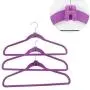 20pcs Shirts Clothes Hanger Connector Hooks Save Space Non-Slip Multi Organize Storage Practical Hooks for Clothes Racks Random Color